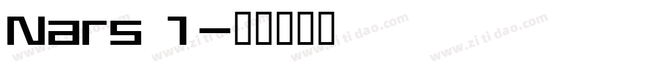 Nars 1字体转换
